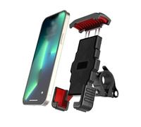 Générique Support De Téléphone De Vélo pour Trek Domane+/Checkpoint+/Rail/Fuel EXe/Powerfly/Allant+/Verve+/FX+, Support Rotatif À 360 ° Téléphone Anti-Vibration,F Black Red-C