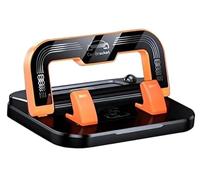 Générique Support de téléphone de Voiture à 360° pour Tableau de Bord avec Ventouse puissante, Support de Navigation, adhésif Lavable, Angle de réglage Horizontal et Vertical de l'écran (Orange)