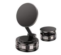 Générique Support De Téléphone De Voiture Magnétique - Type Ventouse sous Vide pour Tableau De Bord | De Navigation Pliant Et Rotatif pour Console Centrale | Support De Téléphone Universel pour S