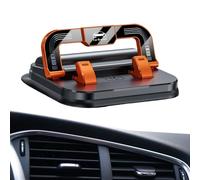 Générique Support De Téléphone De Voiture - Support De D'immatriculation 2 en 1, Conception À Ventouse Antidérapante, Poignée À Angle Réglable, Matériau, Installation Facile | Scénario D'utilisat