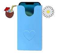 Générique Support de téléphone en silicone pour sac fourre-tout - Maîtrisez votre organisation de plage, accessoire à clipser compatible avec Bogg &, anti-rayures, doux au toucher + design anti-sa