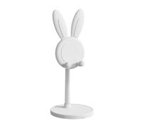 Générique Support De Téléphone Lapin - Design Oreilles De Lapin, Support À Hauteur Réglable avec Patin Antidérapant, Accessoire De Bureau/Maison, pour Adultes Et en-fants