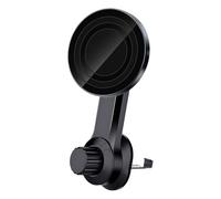 Générique Support De Téléphone Magnétique pour Grille D'aération De Voiture - Support Automatique Réglable, Mobile À Aimant Puissant, Fabriqué en ABS, Angle De Vision Flexible Et Maintien Sécuri