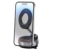 Générique Support de téléphone magnétique sous Vide, réglable à 360 degrés pour Voiture, Aimant Puissant 2800 GF, Support de téléphone Portable à Ventouse Pliable pour Tableau de Bord/Pare-Brise