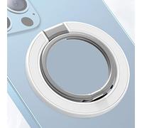 Générique Support de téléphone magnétique, Support d'anneau de téléphone magnétique,Poignée de Pliable en métal | Support de Portable Rotatif à Double Anneau, Accessoires de portab
