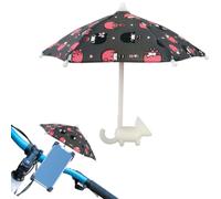 Générique Support de téléphone Portable avec Pare- Parapluie de téléphone pour Le | Support créatif de Bureau et de Portable avec Ventouse | Parapluie de Universel réglable, suppor