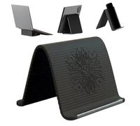 Générique Support De Téléphone Portable Et Pliable en Silicone Et Aluminium,Flexible,Support Multi-Angle Réglable Antidérapant pour La Maison,Bureau