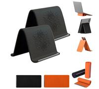 Générique Support de téléphone Portable Pliable en Silicone Pliable Librement dans n'importe Quelle Forme, Support Pliable en Aluminium et Silicone, Support Ergonomique for Tablette(Black*2)