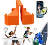 Générique Support de Téléphone Portable pour Clôture Support de Caméra de Tennis Imprimé en 3D pour L'analyse des Matchs, la Pratique du Streaming en Direct, Sport, Volley-Ball, Badminton (Orange)