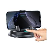 Générique Support De Téléphone Portable pour Tableau De Bord De Voiture - Ajustement Universel Noir Compact, De Téléphone pour Tableau De Bord pour Camion, Trois Cent Soixante À Rotule Pivotant,