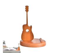 Générique Support de téléphone pour Guitare, Support de téléphone Portable en Forme de Guitare,Ornement de Support de en Bois - Support de de Bureau créatif, bel Ornement de de télép