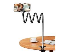 Générique Support De Téléphone pour Lit en Position Allongée - Socle À Bras Long Et Flexible,Porte-Téléphone À Clip,pour Tablette Enregistrement Vidéo Bureau Mur Canapé Fauteuil Inclinable