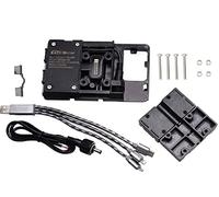 Générique Support de téléphone pour Moto pour BMW R1200GS ADV F700 GS F800GS pour Moto Téléphone Mobile Navigation Support USB Chargeur 12MM