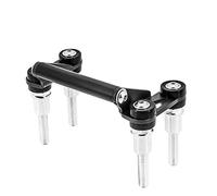 Générique Support de téléphone pour Moto Support de Plaque Mobile réglable et Extensible pour Moto pour BMW R1250R, R1250RS, R1200R, R1200RS LC 2011-2014(12MM Bracket)