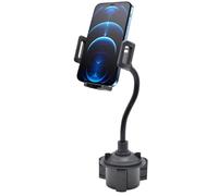 Générique Support De Téléphone pour Porte-Gobelet | Support de Smartphone Rotatif pour Véhicule - Dispositif 2 en 1 Pliable et Extensible Compatible avec Les Modèles de Téléphone pour Voiture et