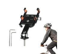 Générique Support de Téléphone pour Vélo | D'Aluminium | Porte-Téléphone pour Motocyclette | Structure Aluminium Amortissement Chocs Angle Vue Réglable Monture Guidon Universelle Pilotes
