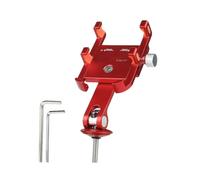 Générique Support de Téléphone pour Vélo | d'Aluminium - Porte-Téléphone pour Motocyclette - Structure Aluminium Amortissement Chocs Angle Vue Réglable Monture Guidon Universelle Pilotes