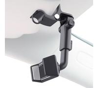 Générique Support de téléphone pour visière de Voiture - Support à Clip réglable pour Une Utilisation Mains Libres sécurisée du Smartphone | pour Chauffeurs-livreurs, déplacements sur autoroute, dép