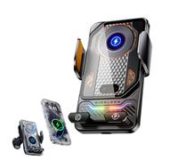 Générique Support de téléphone pour Voiture | Support Smartphone avec Fonction Charge sans Fil | Porte-téléphone pour Grille d'aération,pour remorque Camping-Car Automobile berline Pick-up Tracteur