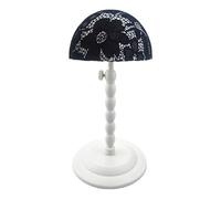 Générique Support de tête de perruque réglable en hauteur, tête de mannequin de pour coiffer les perruques, séchage des cheveux, présentoir pour styliste, Noir