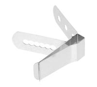 Générique Support de Thermomètre en Acier Inoxydable, Pince Clipsable pour Sonde, Fixation Stable pour Cuisson Lait, Café, Thé et Barbecue, Accessoire la Cuisine Pratique et Solide