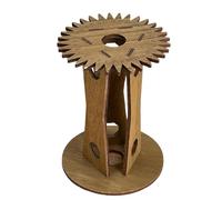 Générique Support de tissagede Corde en Bois - Dispositif de Cordon Portable, Disque d'artisanat Bricolage | Tread Round Board Treot Tire Traid Tavage Outil Bracelet Main Main