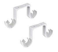 Générique Support de Tringle à Rideaux Lot de 1 Paire Facile à Utiliser en Alliage D'aluminium, Robuste et Élégant pour Plafond pour Rideaux Doubles, pour Salon et Salle à Manger