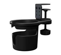 Générique Support de Verre pour Bureau - Support Anti-Renversement Réglable | anti-déversement pour bouteille d'eau,pour Bureau Chaise Salon Maison Extérieur Terrasse Plage Piscine Camping