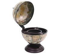 Générique Support de vin Globe de Dessus de Table Bois d'eucalyptus Blanc,Armoires & Meubles de Rangement,Caves à vins & spiritueux-320910