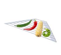 Générique Support d'éponge pour évier - Rouleau antidérapant Pliable - Égouttoir Triangulaire pour Coin d'évier - pour comptoir dortoir Appartement Location Salon Restaurant