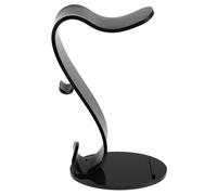 Générique Support Design Noir pour Casque Audio en Acrylique Base Épaisse de 8 Mm et Tige de Soutien de 5 Mm, Stable et Élégant pour Affichage Comptoir