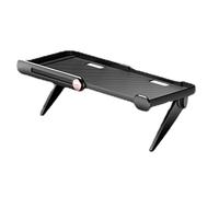 Générique Support d'étagère pour écran TV - Support de Rangement sans perçage, Console de Jeu de routeur, Organisateur Stable permettant d'économiser de l'espace | Rangement pour Enceintes tél
