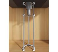 Générique Support d'évier réglable en Acier Inoxydable, Fixation Robuste for Une Installation sécurisée dans la Cuisine et la Salle de Bain, et Support d'évier fiable(6cm,High15-26cm)