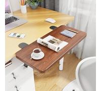 Générique Support D'extension de Bureau Support de Fixation Pliable pour Plateau de Bureau Supports Clavier Coulissant Pliables Extension de Table pour Bureaux D'ordinateur Et Bureaux de Travail