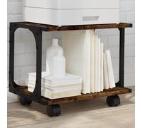 Générique Support d'imprimante à 2 Niveaux chêne fumé 41x28x33,5 cm,Imprimantes, photocopieurs, scanners et fax,Accessoires pour imprimantes, copieurs et télécopieurs,Supports pour imprimante-842273