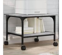 Générique Support d'imprimante à 2 Niveaux Sonoma Gris 50x40x38 cm,Imprimantes, photocopieurs, scanners et fax,Accessoires pour imprimantes, copieurs et télécopieurs,Supports pour imprimante-842284