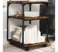 Générique Support d'imprimante à 3 Niveaux chêne fumé 43x48x64 cm,Imprimantes, photocopieurs, scanners et fax,Accessoires pour imprimantes, copieurs et télécopieurs,Supports pour imprimante-842278