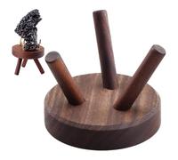 Générique Support en Bois pour Cristaux - Socle de Sphère de cristals, Porte-Boule de Quartz, Support Pendule, Boule de Voyance, Plateaux pour Sphères de cristals, Décoration Maison