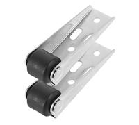 Générique Support en Bois Roulettes pour Porte Coulissante, Poulie Directionnelle de Remplacement, 2 Pièces, Quincaillerie pour Portail de Jardin et Usage Extérieur