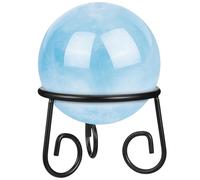 Générique Support en Fer Noir Multi-fonction pour Boule de Cristal et Petit Vase Hydroponique, pour Décoration de Jardin et Festival