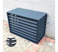 Générique Support extérieur pour climatiseur, Couvercle antivol et Robuste en Aluminium, protège Le condenseur du climatiseur extérieur Mini-Split, réduit Le Bruit, Convient à Une utilisatio