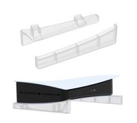Générique Support horizontal console pour PS5 Digital/Disc Version Accessories Console Socle de base Support de bureau amélioré pour console transparente