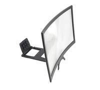 Générique Support Loupe d'Écran Incurvé 12 Pouces pour Téléphone Portable Amplificateur d'Écran Mobile Portable Support Pliable pour Agrandir L'Écran pour Regarder des Vidéos sans Tenir