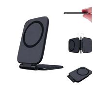 Générique Support Magnétique Pliable Anti-Vibrations for Voiture, Support De Téléphone Ultra-Fin Et Pliable À 270°, Compatible avec La Plupart des Téléphones Portables Et Le Tableau De Bord(1PC)