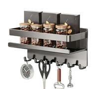 Générique Support Magnétique pour Porte de Réfrigérateur | Fixation Murale Sans Perçage - Organisateur de Plan de Cuisine - Pour Cellier Salle de Bain Buanderie Garage Domicile Bureau