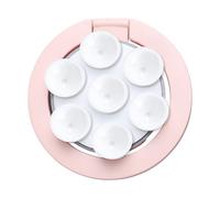 Générique Support Magnétique pour Téléphone - Pied en Réglable Double Face | Support Téléphone Magnétique À Ventouse Ajustable - pour Intérieur Extérieur Bureau Maison Chambre Salon Hôtel Gym Femmes