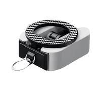 Générique Support Magnétique pour Téléphone - Support Mobile Aimanté Double Face - Pliant et Orientable pour Smartphone,pour Streaming Direct Tableau de Bord Avion Voyage Train