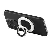 Générique Support magnétique pour téléphone - Système de Support de Doigt en d'aluminium de 2,24 Pouces, Dispositif de Montage avec Anneau de Rotation à 360 degrés réglable par Aimant, Accessoire de