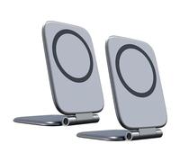 Générique Support Magnétique Voiture pour Téléphone | 2 Pièces Support pour Mobile Pliable Et Ultra-Mince, Automobile Double Face Téléphone - pour Voyage Vacances Conduite Affaires Sport Véhicule Et