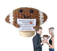 Générique Support Motivational au Crochet | Boule en Crochet avec Citation Inspirante | Boule Au Crochet Positive Fait Main avec Citation Inspirante pour Pendaison De Crémaillère Et Anti Stress